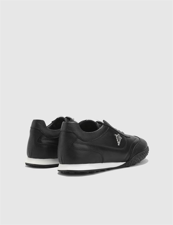 Adri Black Leather Women's Sneaker