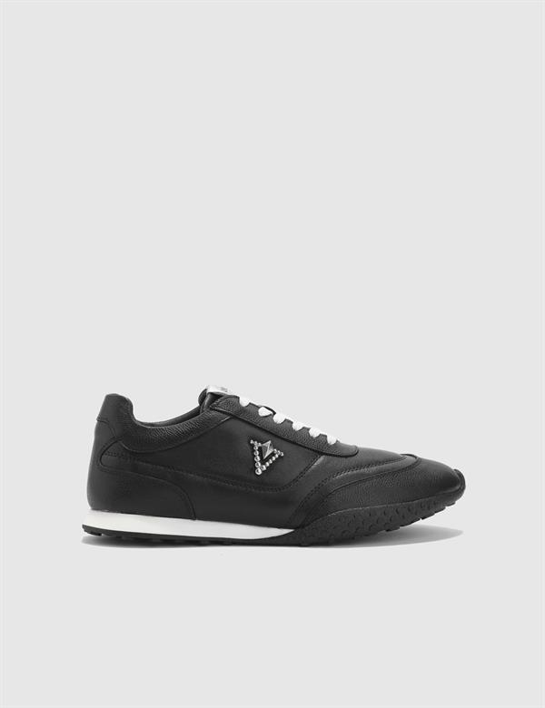 Adri Black Leather Women's Sneaker