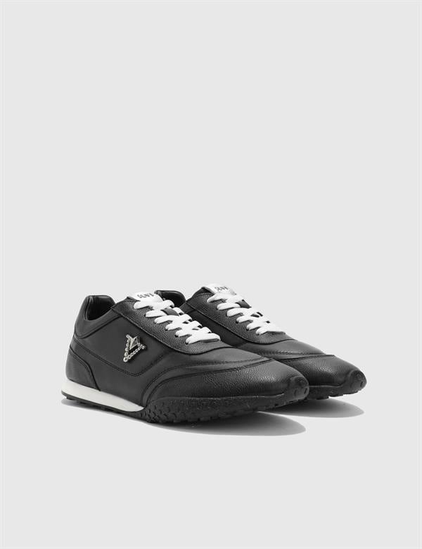 Adri Black Leather Women's Sneaker