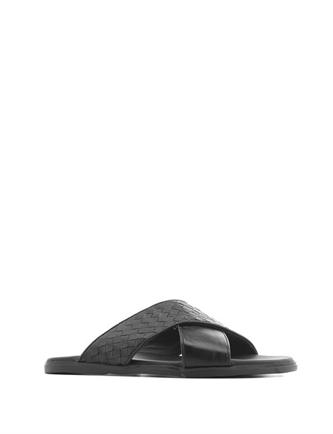 Adrina Men's Slipper Black Nappa