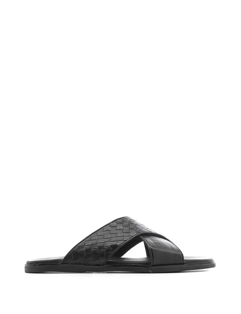 Adrina Men's Slipper Black Nappa