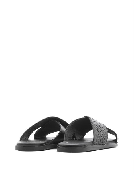Adrina Men's Slipper Black Nappa