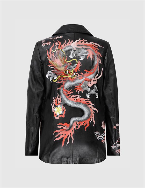 Aiko Black Women's Leather Jacket