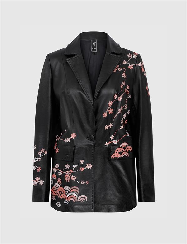 Aiko Black Women's Leather Jacket