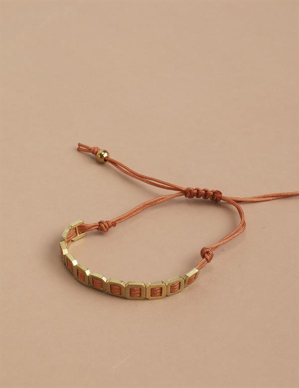 Alanis Orange Men's Bracelet