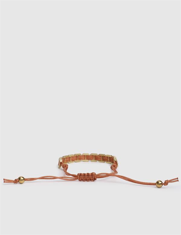 Alanis Orange Men's Bracelet