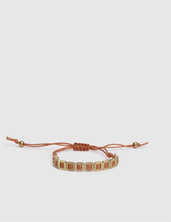 Alanis Orange Men's Bracelet