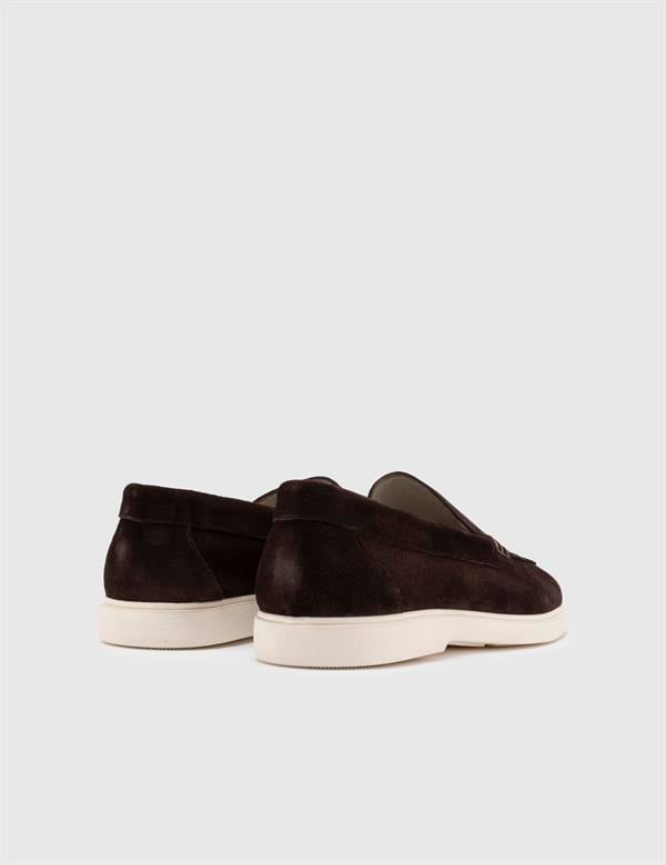 Alessio Brown Suede Leather Men's Loafer