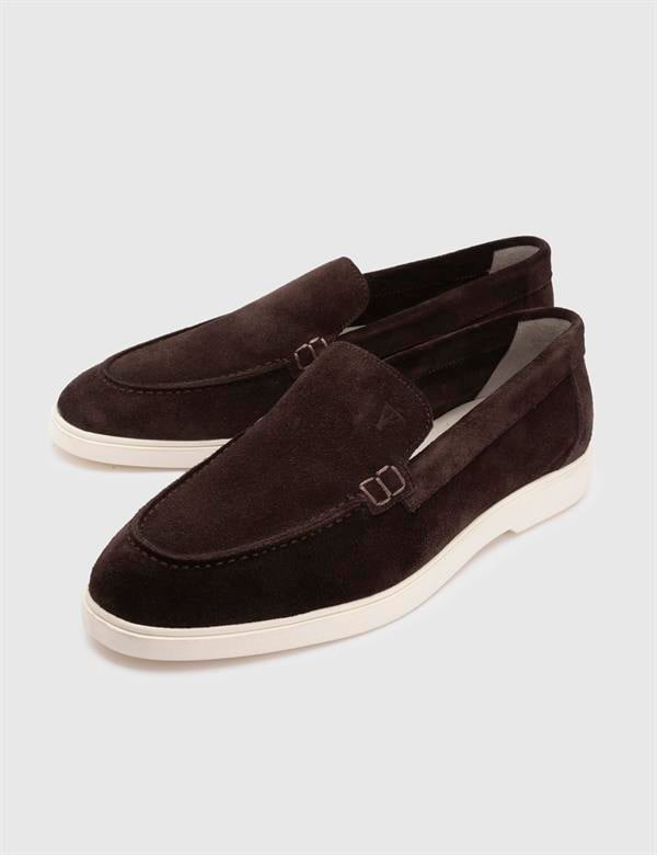 Alessio Brown Suede Leather Men's Loafer