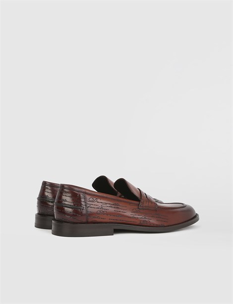 Alfia Brown Leather Men's XXX Shoe