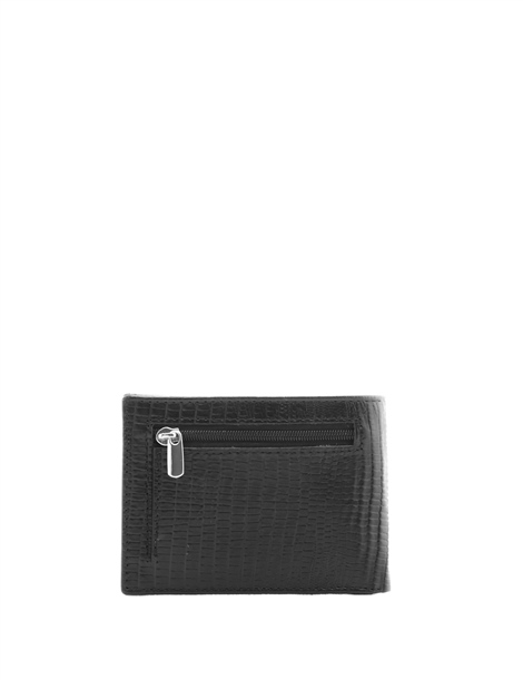 Alfred Men's Wallet Black Printed Leather