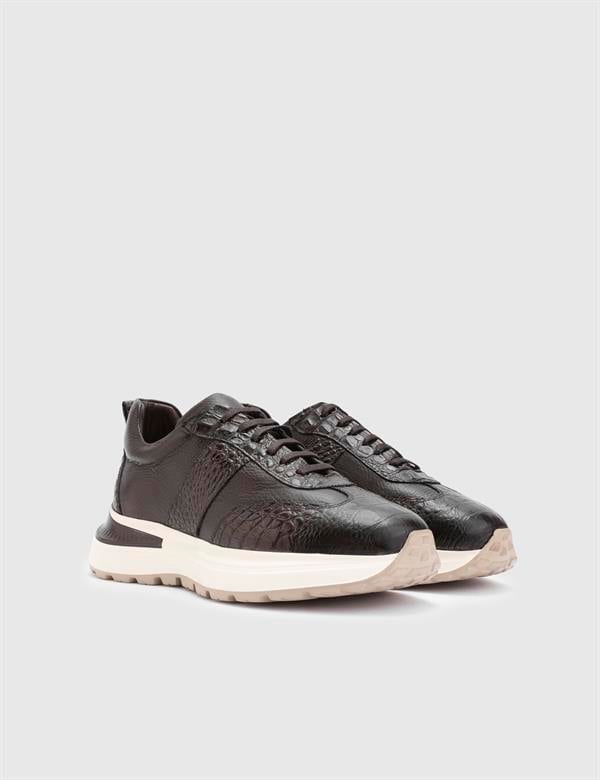 Alonso Brown Floater Leather Men's Sneaker