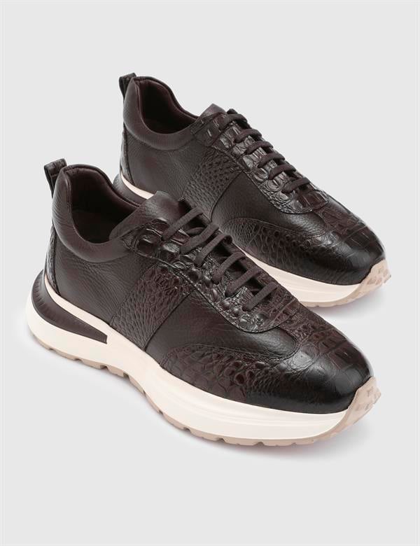 Alonso Brown Floater Leather Men's Sneaker