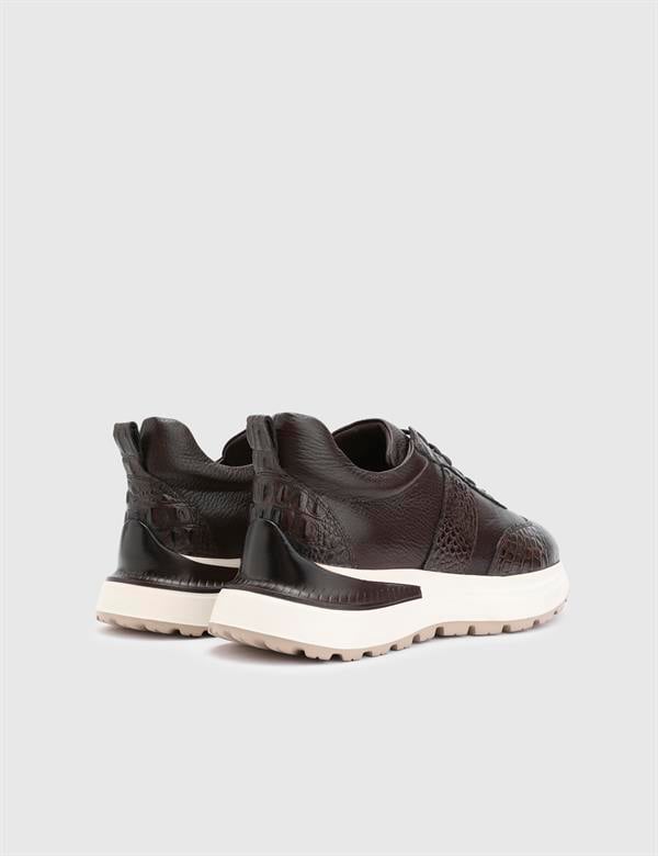 Alonso Brown Floater Leather Men's Sneaker