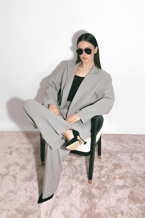 Alyones Grey Women's Trousers