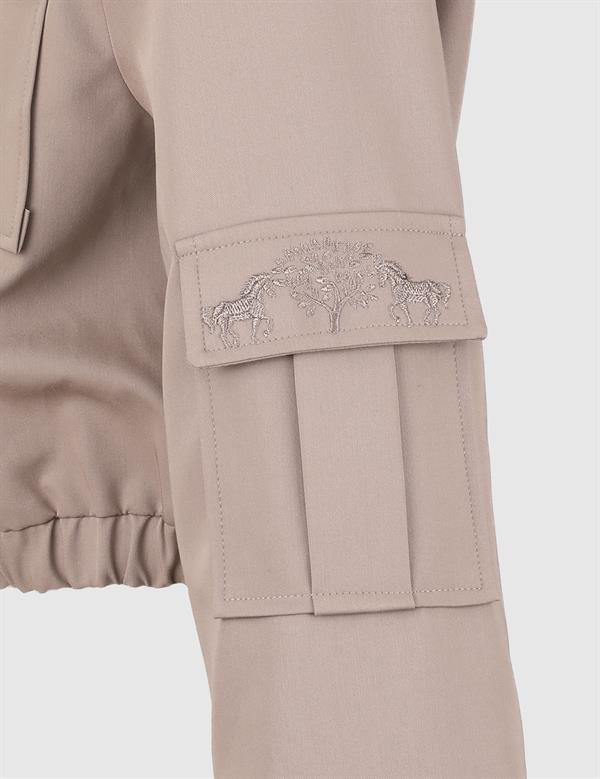 Ambra Vizon Bomber Kadın Ceket