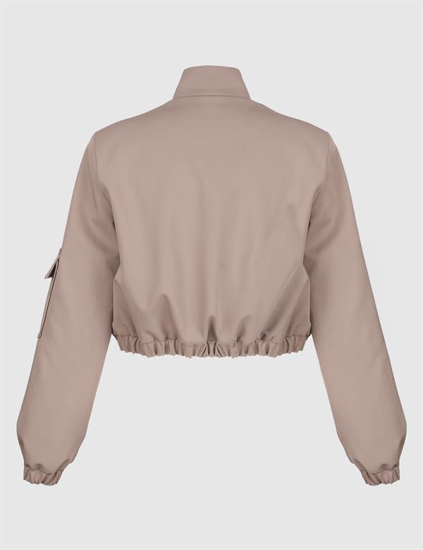 Ambra Vizon Bomber Kadın Ceket