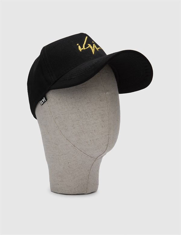 Annet Unisex Şapka Siyah-Hardal Gabardin