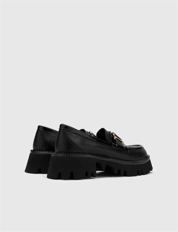 Anto Black Patent Leather Women's Loafer