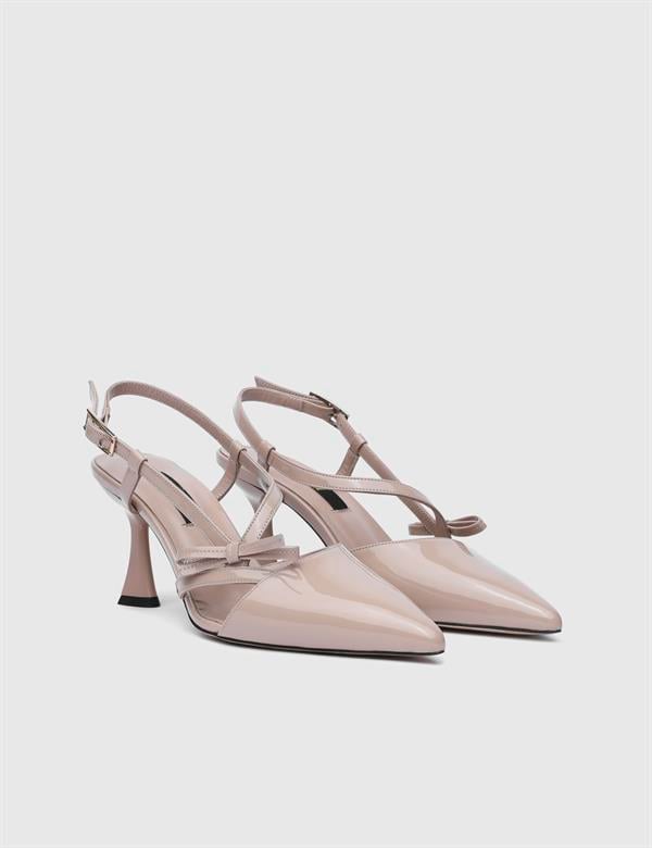 Arundel Mink Patent Leather Women's Heeled Sandal