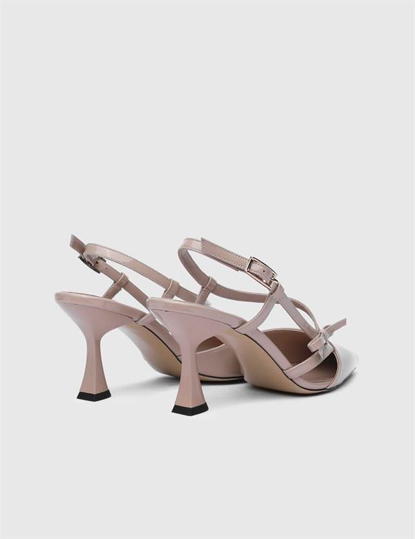 Arundel Mink Patent Leather Women's Heeled Sandal