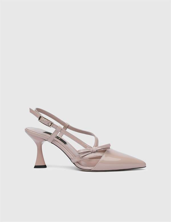 Arundel Mink Patent Leather Women's Heeled Sandal