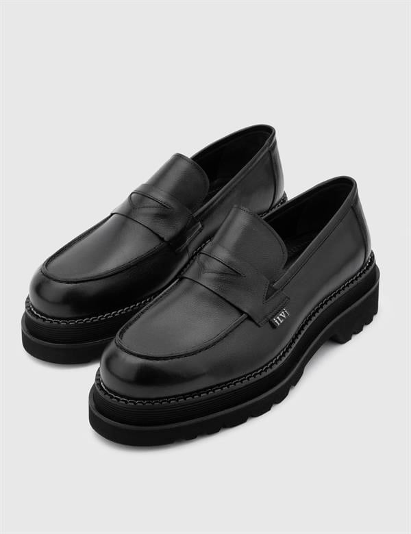 Arve Erkek Loafer Ayakkabı Siyah