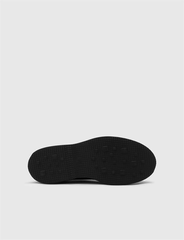 Arven Black Florentic Leather-Deer Leather Men's Oxford