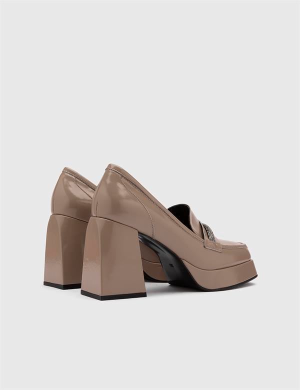 Azalea Mink Patent Leather Women's Pump