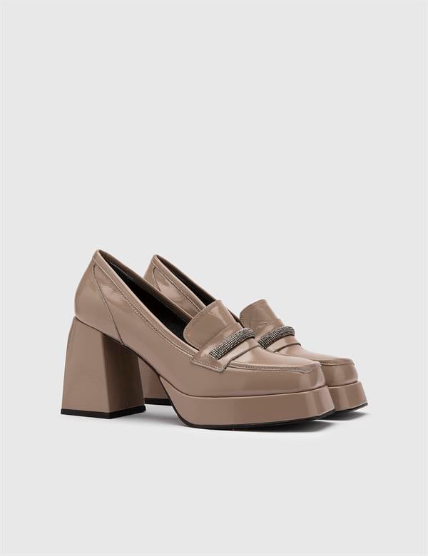 Azalea Mink Patent Leather Women's Pump