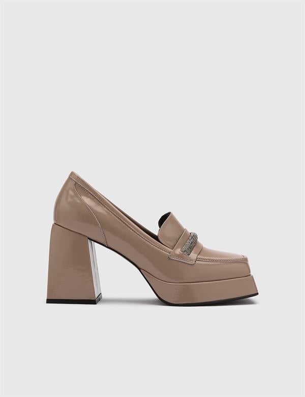 Azalea Mink Patent Leather Women's Pump