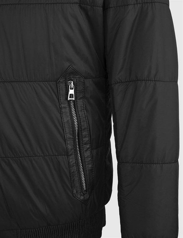 Barnaul Black Men's Bomber Jacket