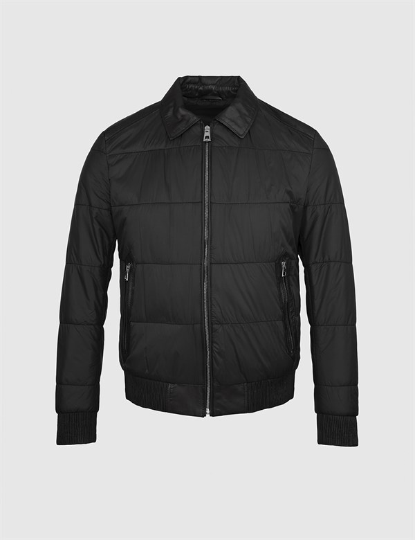 Barnaul Black Men's Bomber Jacket