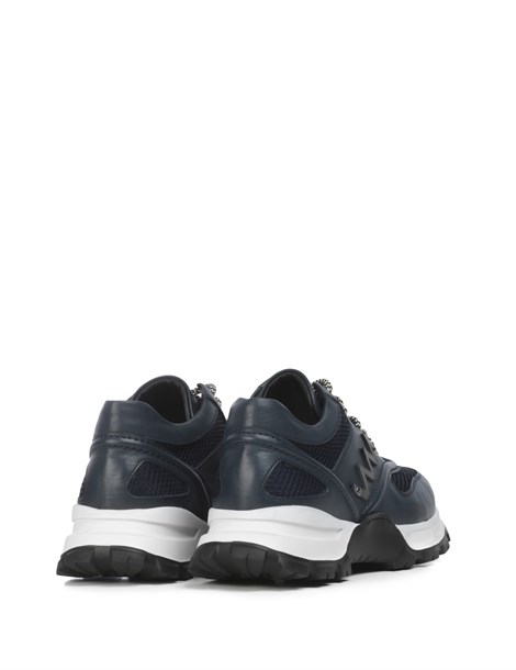 Begi Men's Sneaker Navy Blue Antique