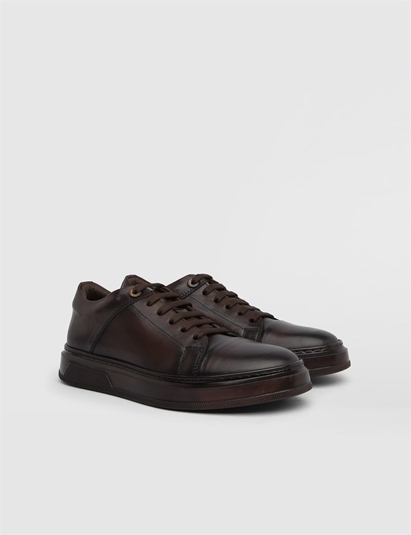 Belfast Antique Brown Leather Men's Sneaker