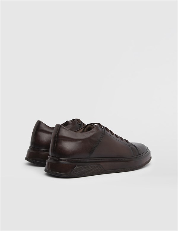 Belfast Antique Brown Leather Men's Sneaker