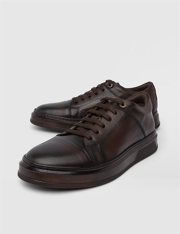 Belfast Antique Brown Leather Men's Sneaker