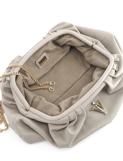 Belinda Women's Shoulder Bag Beige Leather