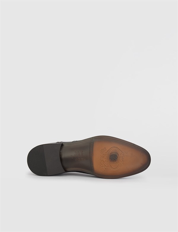 Benton Black Florentic Leather Men's Oxford