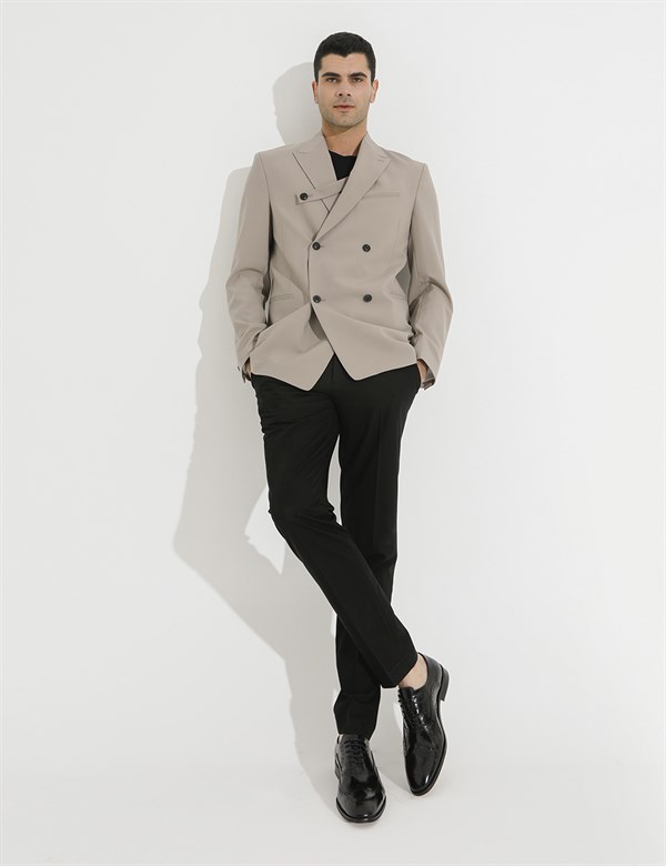 Benton Black Florentic Leather Men's Oxford
