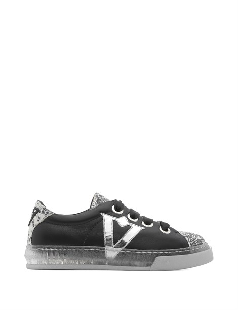 Bereza Women's Sneaker Grey Snake Leather