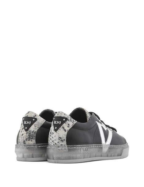 Bereza Women's Sneaker Grey Snake Leather