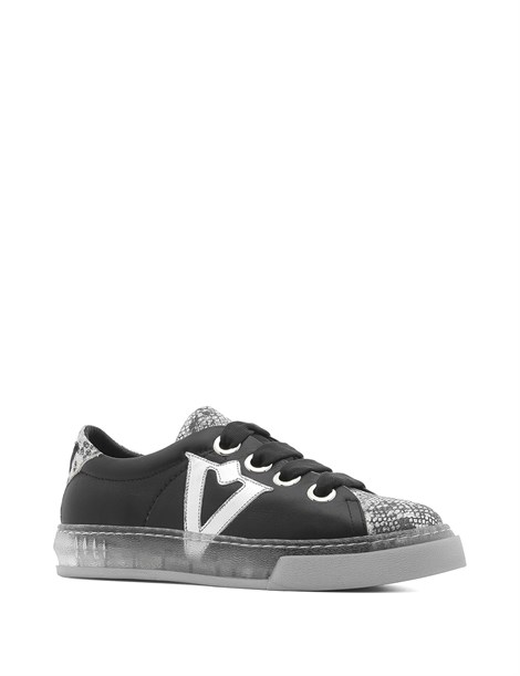 Bereza Women's Sneaker Grey Snake Leather