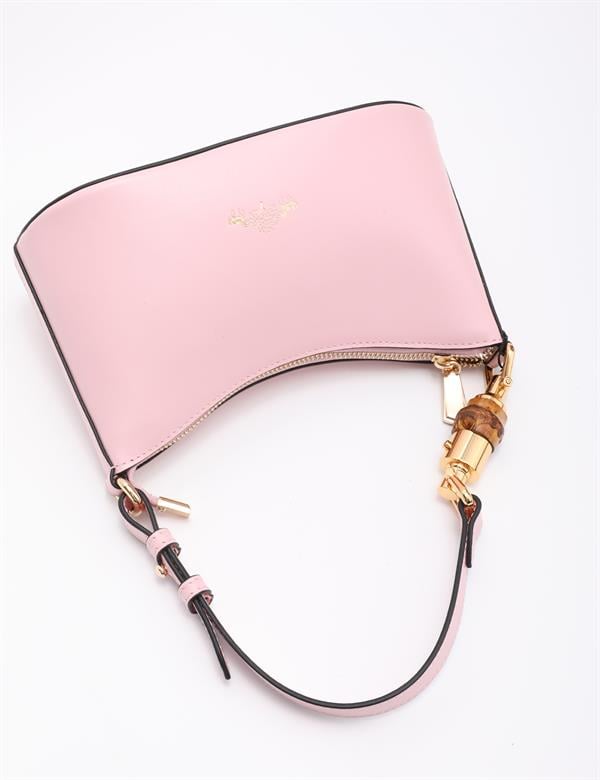 Blaise Pink Floater Leather Women's Shoulder Bag