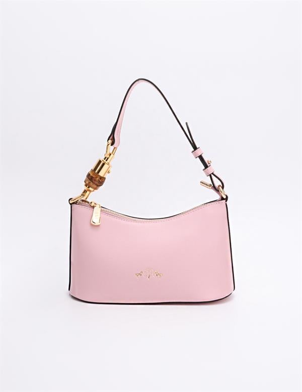 Blaise Pink Floater Leather Women's Shoulder Bag