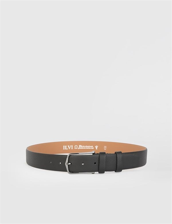 Blayse Black Floater Leather Men's Belt