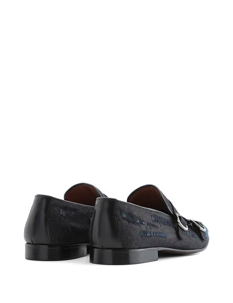 Bogart Men's Moccasin Denim Blue