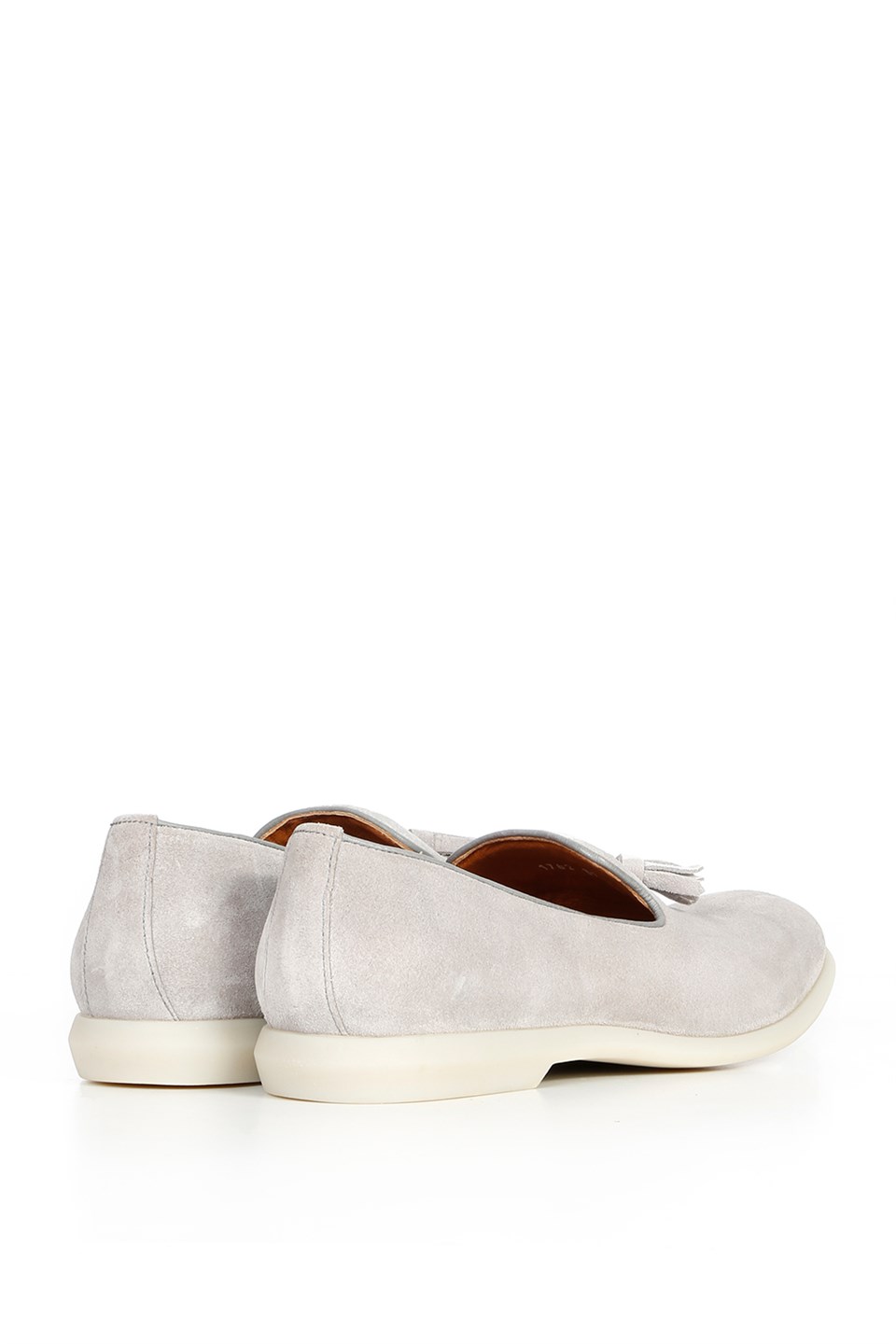 Suede grey loafers deals