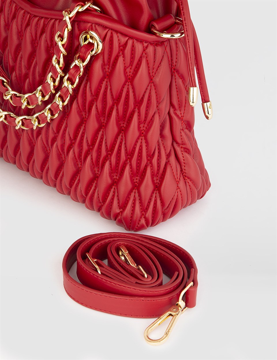 ショルダーバッグ・ポシェット JESSIE WESTERN Women Shoulder Bags BPBREDCO MULCOL Red NWT Michael Kors Jessie Medium Pebbled Leather Shoulder Bag