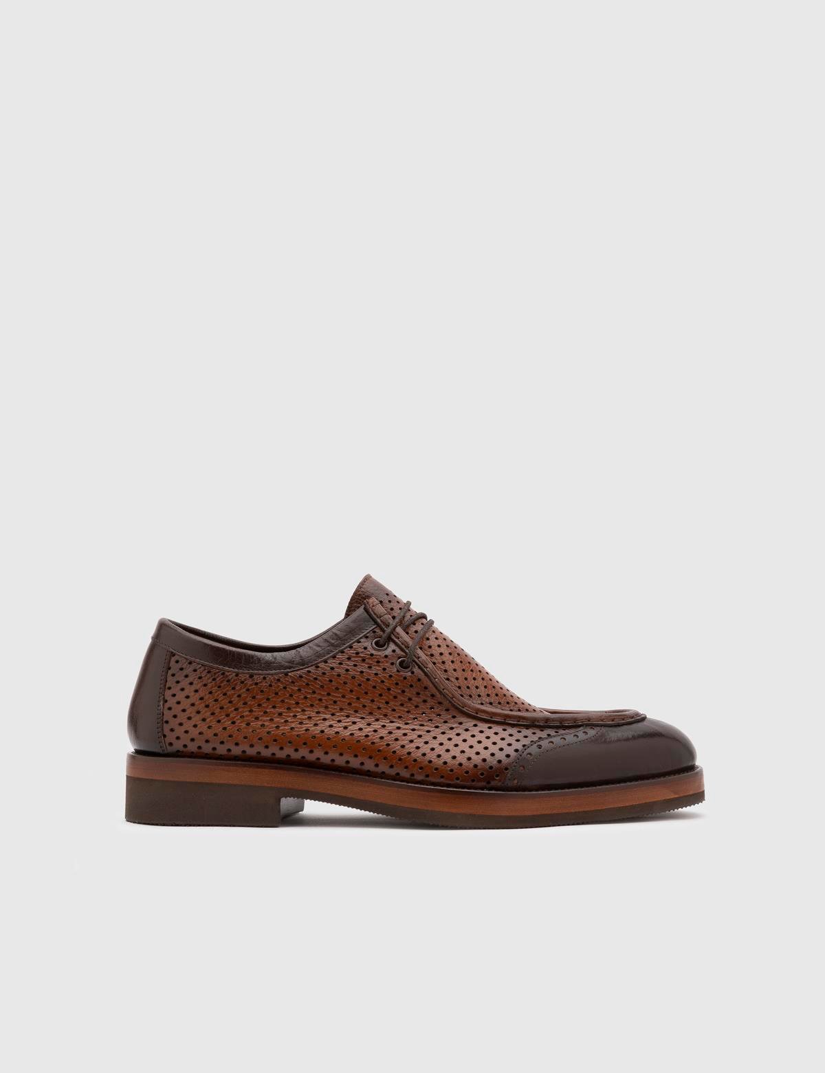 Luigi Brown Buffalo Leather Men s Oxford LV